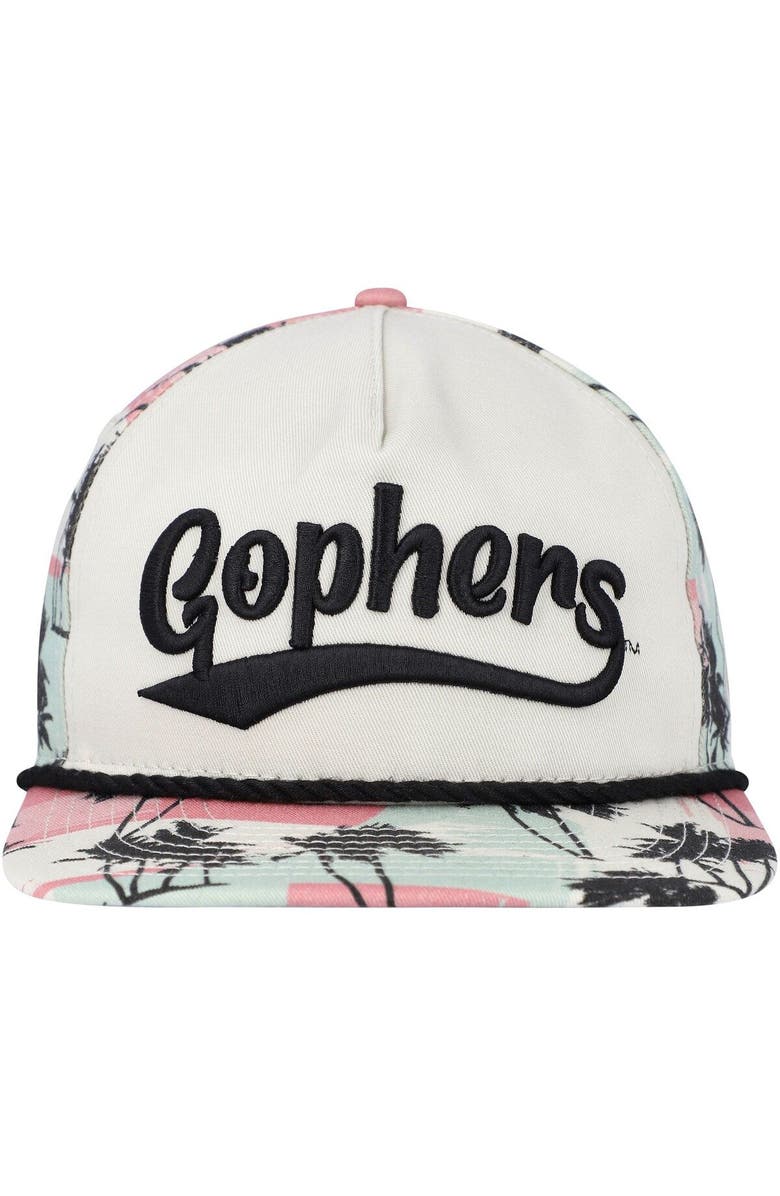 New Era Men's New Era Cream Minnesota Golden Gophers High Tide Golfer Snapback Hat, Alternate, color, Cream