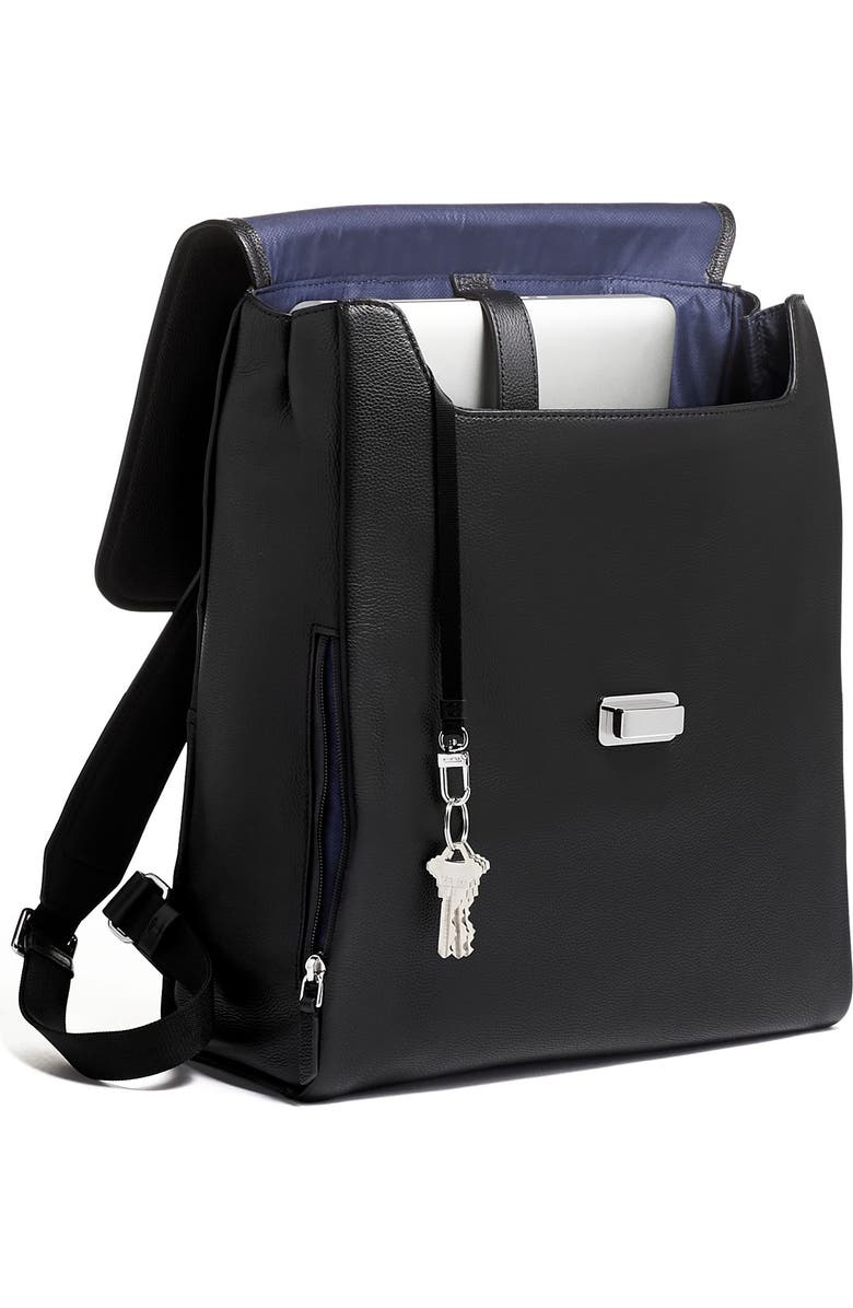 TUMI Lisette Leather Backpack, Alternate, color,