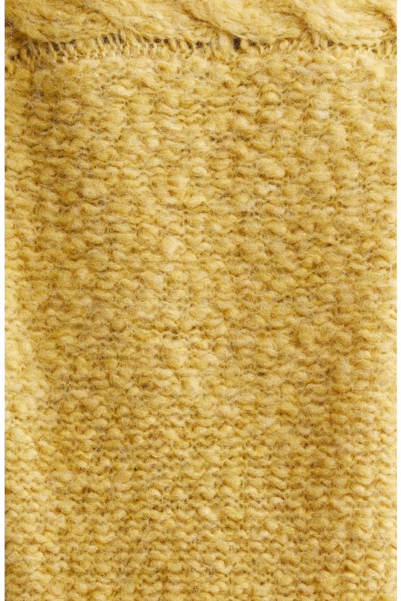 Ponara Cable Knit Sweater, Alternate, color, LIGHT YELLOW