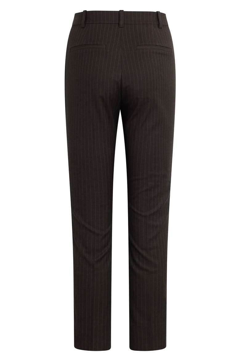 The Favorite Cigarette Pinstripe Ankle Pants, Alternate, color, ESPRESSO PINSTRIPE