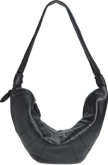 Large Croissant Leather Bag