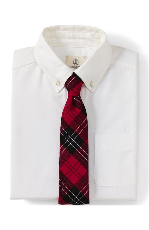 Lands' End School Uniform Adult Plaid To Be Tied Tie