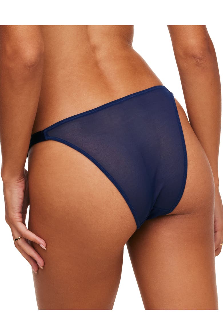 Dianna Brazilian Panties, Alternate, color, Novelty blue