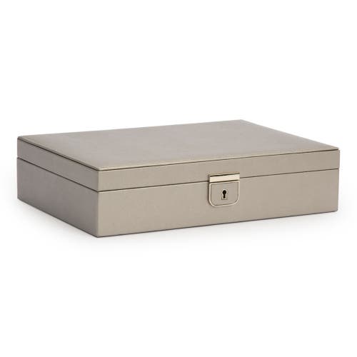 Wolf Palermo Medium Jewelry Box In Pewter