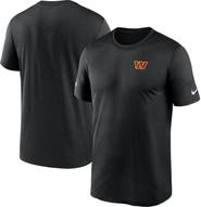 Nike Men's Nike Black Washington Commanders Sideline Legend Small Logo Dri-FIT T-Shirt
