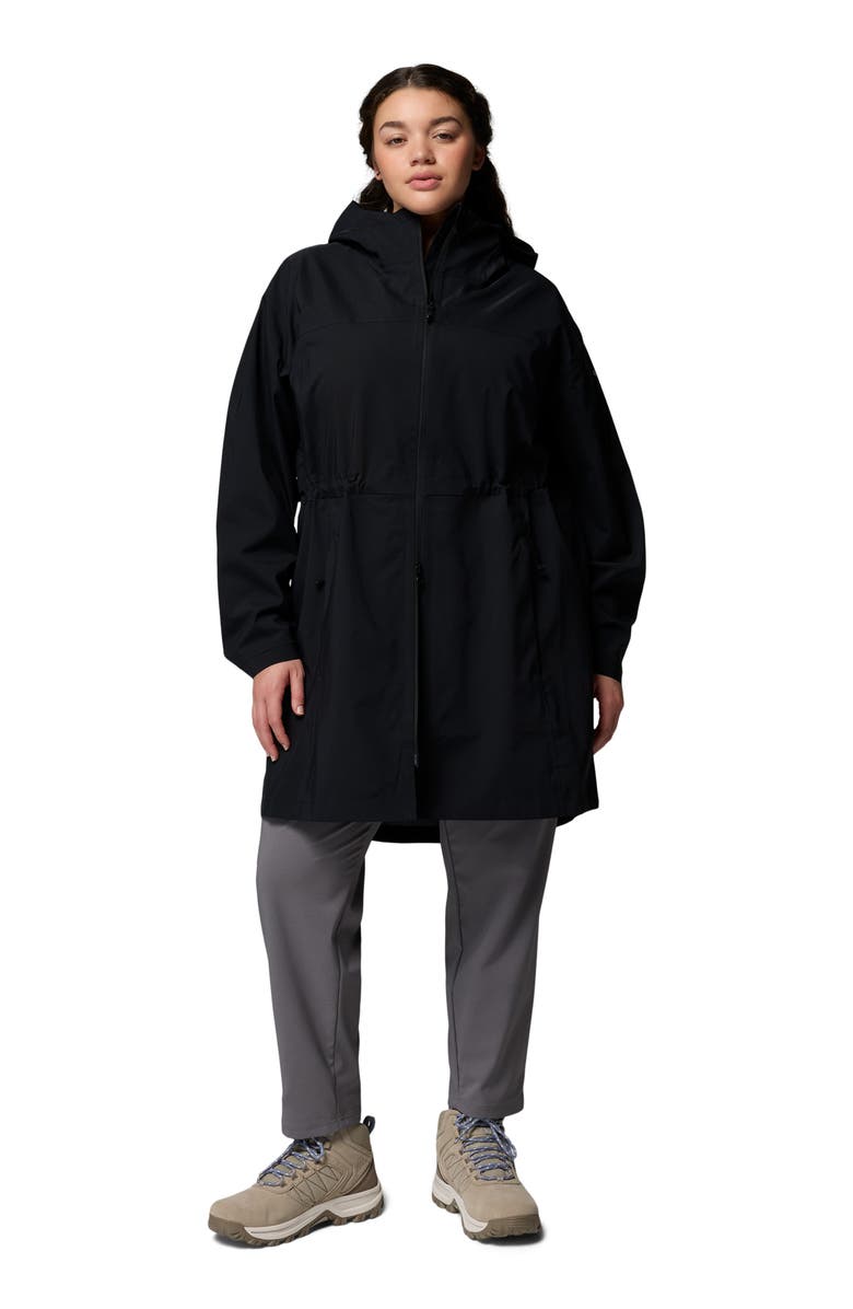 Columbia Weekend Adventure II Long Jacket, Alternate, color, Black