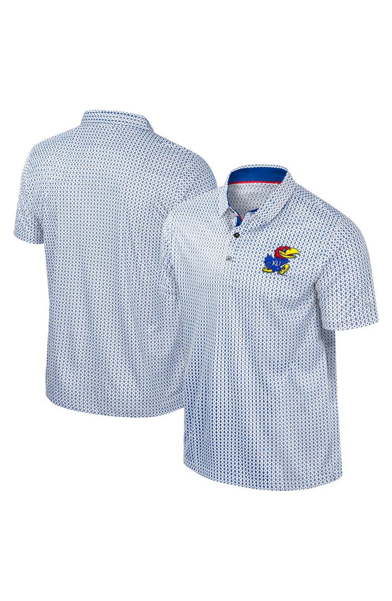 COLOSSEUM Men's Colosseum Royal Kansas Jayhawks Big & Tall Marty Rival Polo, Main, color, Royal