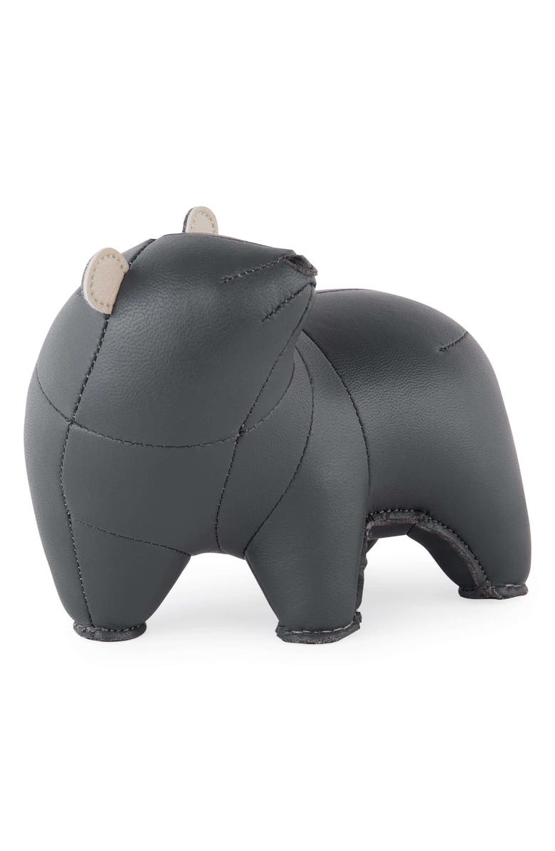 Zuny Bear Bero Paperweight, Main, color, Dark Gray Wheat