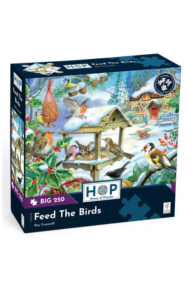 Feed the Birds Big 250-Piece Jigsaw Puzzle, Main, color, NONE
