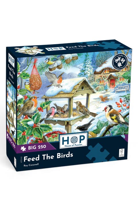 Feed the Birds Big 250-Piece Jigsaw Puzzle