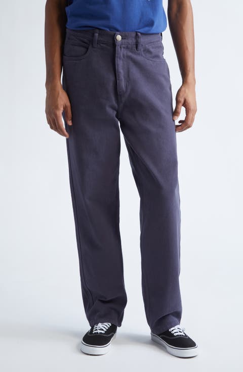 Coarse Denim Trousers