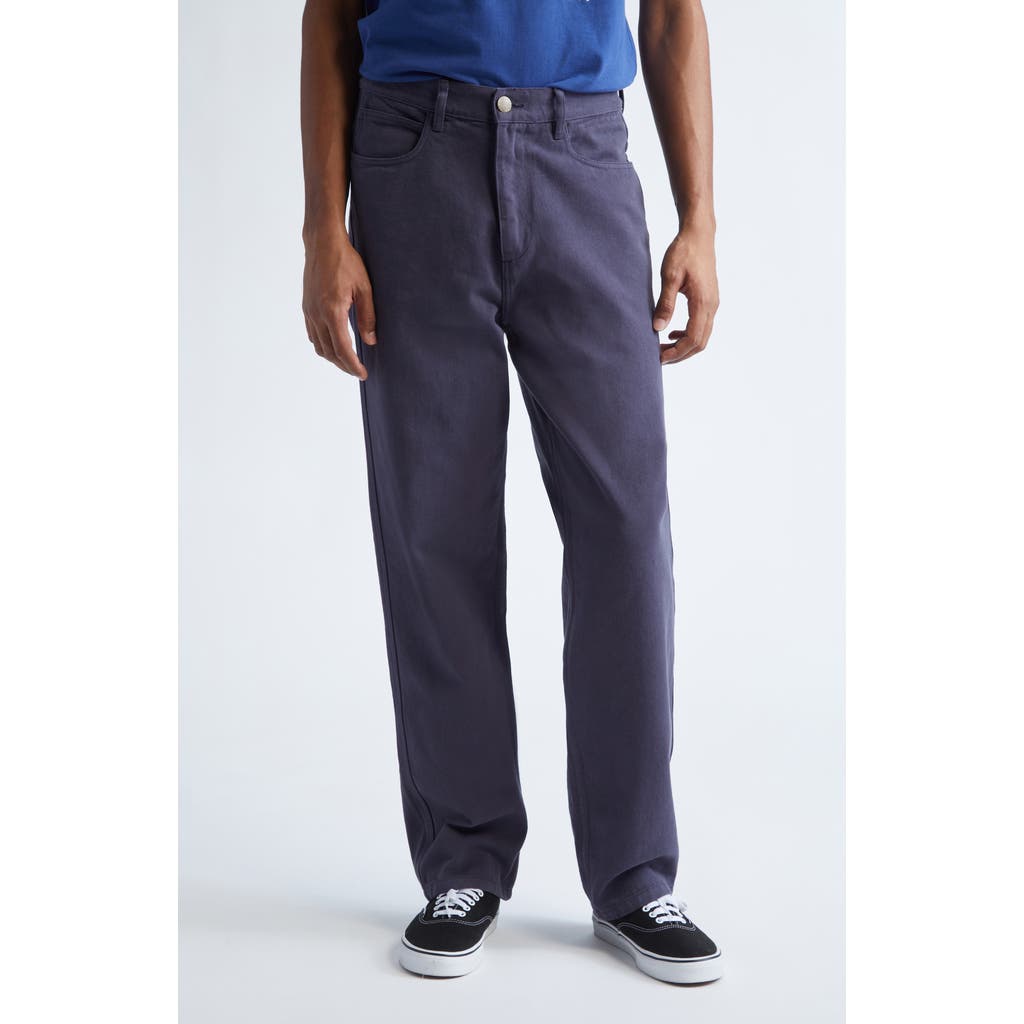 PALMES Coarse Denim Trousers in Dark Blue  product