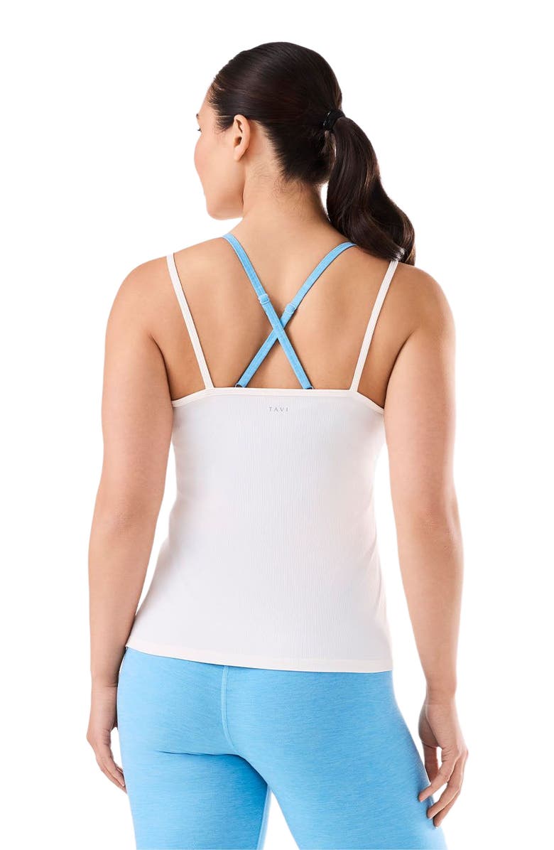 Tavi Pace Rib Tank, Alternate, color, Coconut
