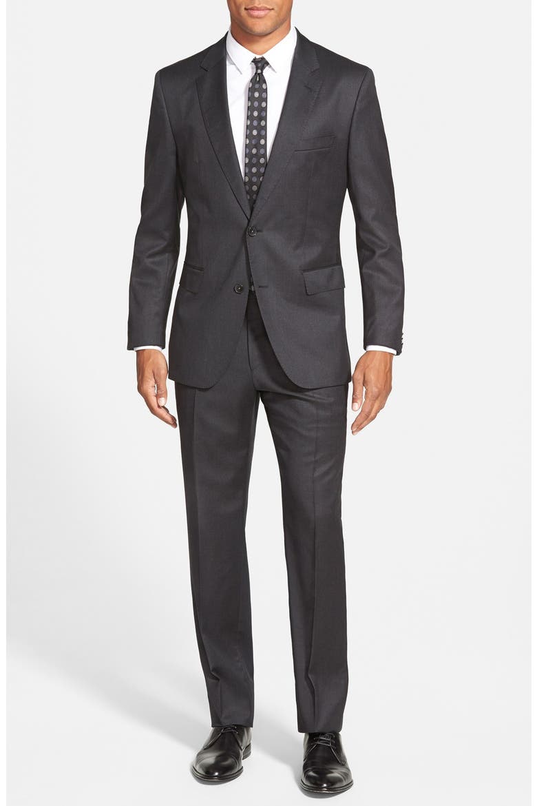 Johnstons/Lenon Classic Fit Wool Suit, Main, color, CHARCOAL