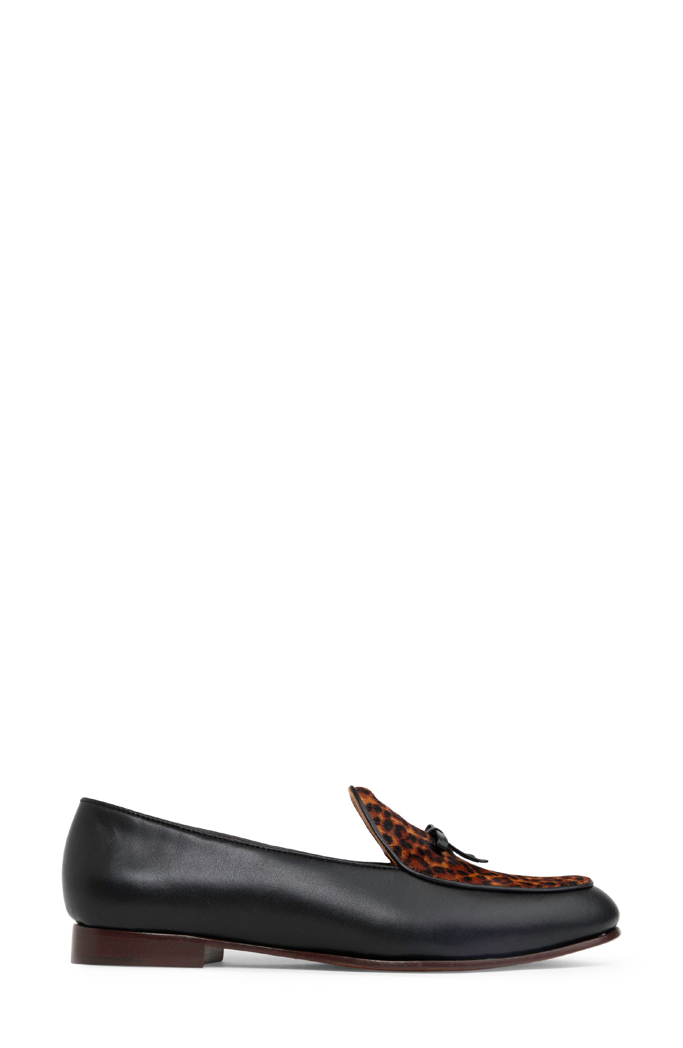 Coco Loafer, Alternate, color, BLACK/ LEOPARD