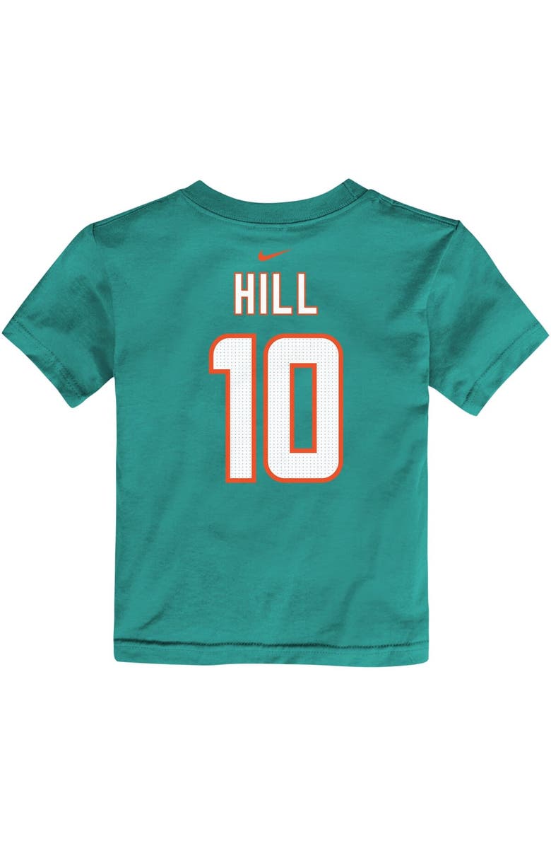 Nike Toddler Nike Tyreek Hill Aqua Miami Dolphins Player Name & Number T-Shirt, Alternate, color, Aqua