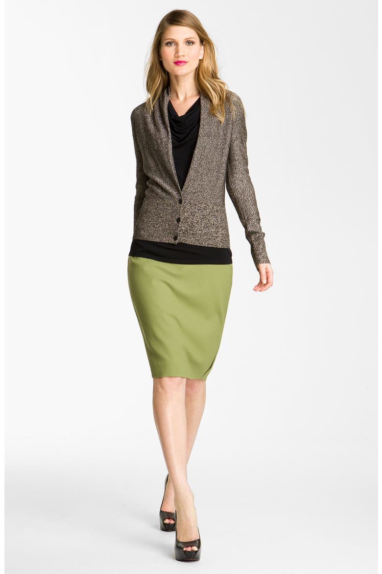'Panthere' Cardigan, Alternate, color, BLACK MULTI