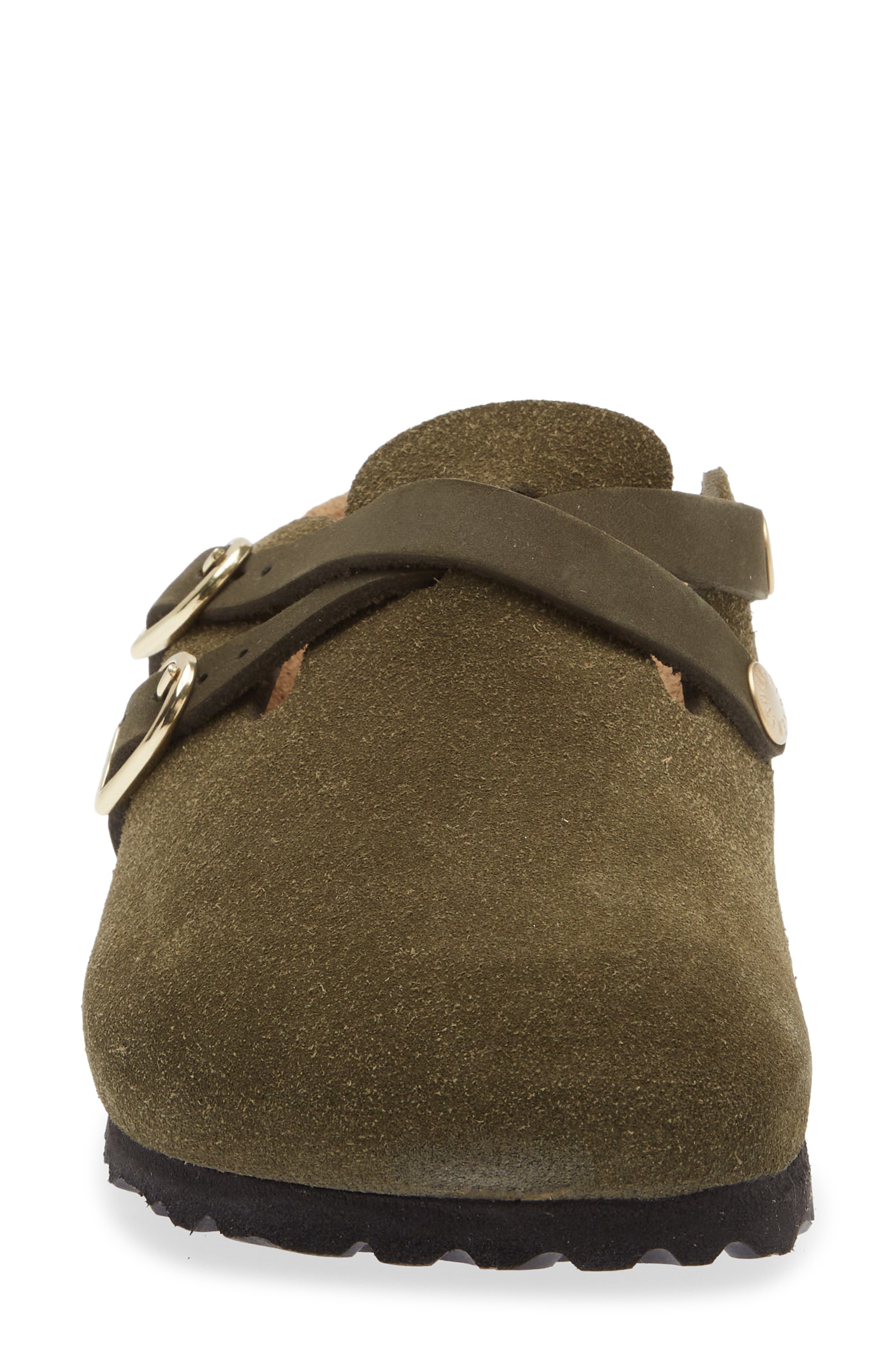 Blair Leather Clog, Alternate, color, THYME
