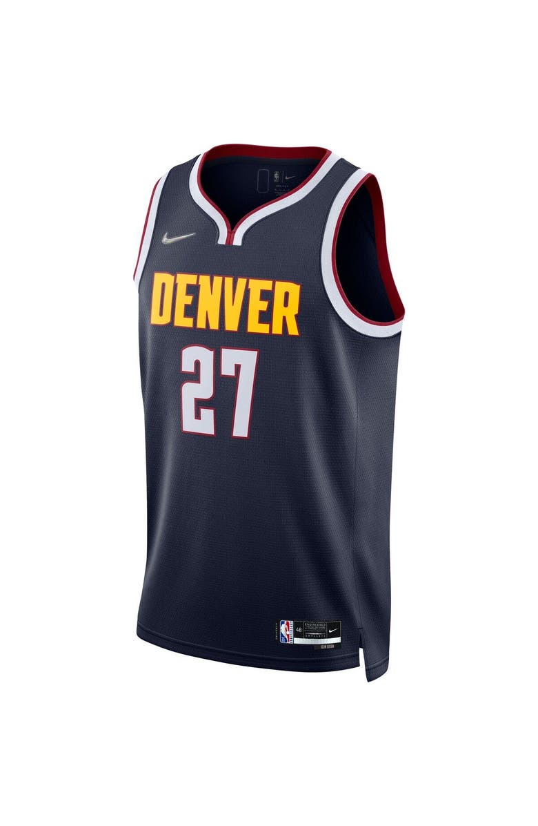 Nike Men's Nike Jamal Murray Navy Denver Nuggets 2021/22 Diamond Swingman Jersey - Icon Edition, Alternate, color,