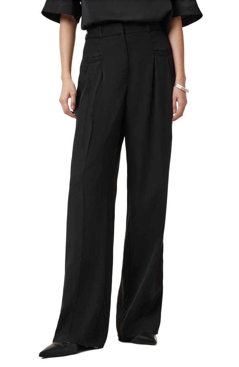 AllSaints Zenni Wide Leg Pants, Main, color, 