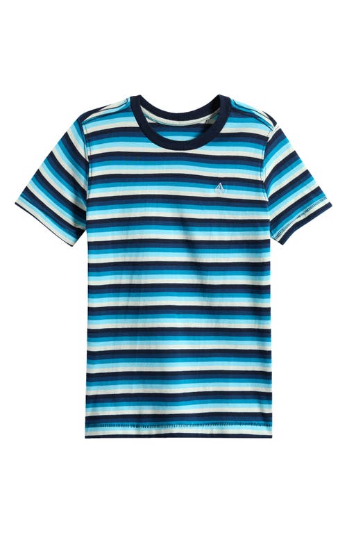 Volcom Baby Volcom Kids' Fieldstone Stripe T-shirt In Navy