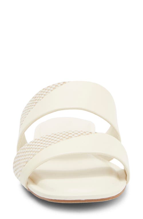 Nordstrom Rack Chonda Slide Sandal In Ivory Vanilla - Checkered