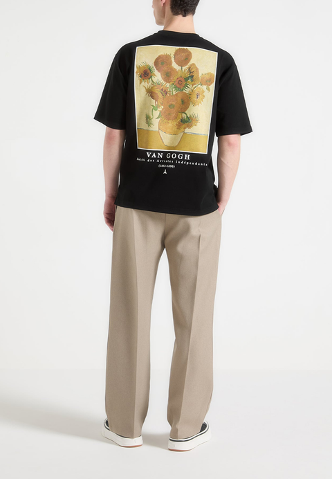 Sunflowers Van Gogh Cotton T-Shirt