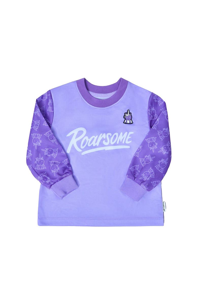 Roarsome Sparkle Riders Top, Main, color, Light Purple