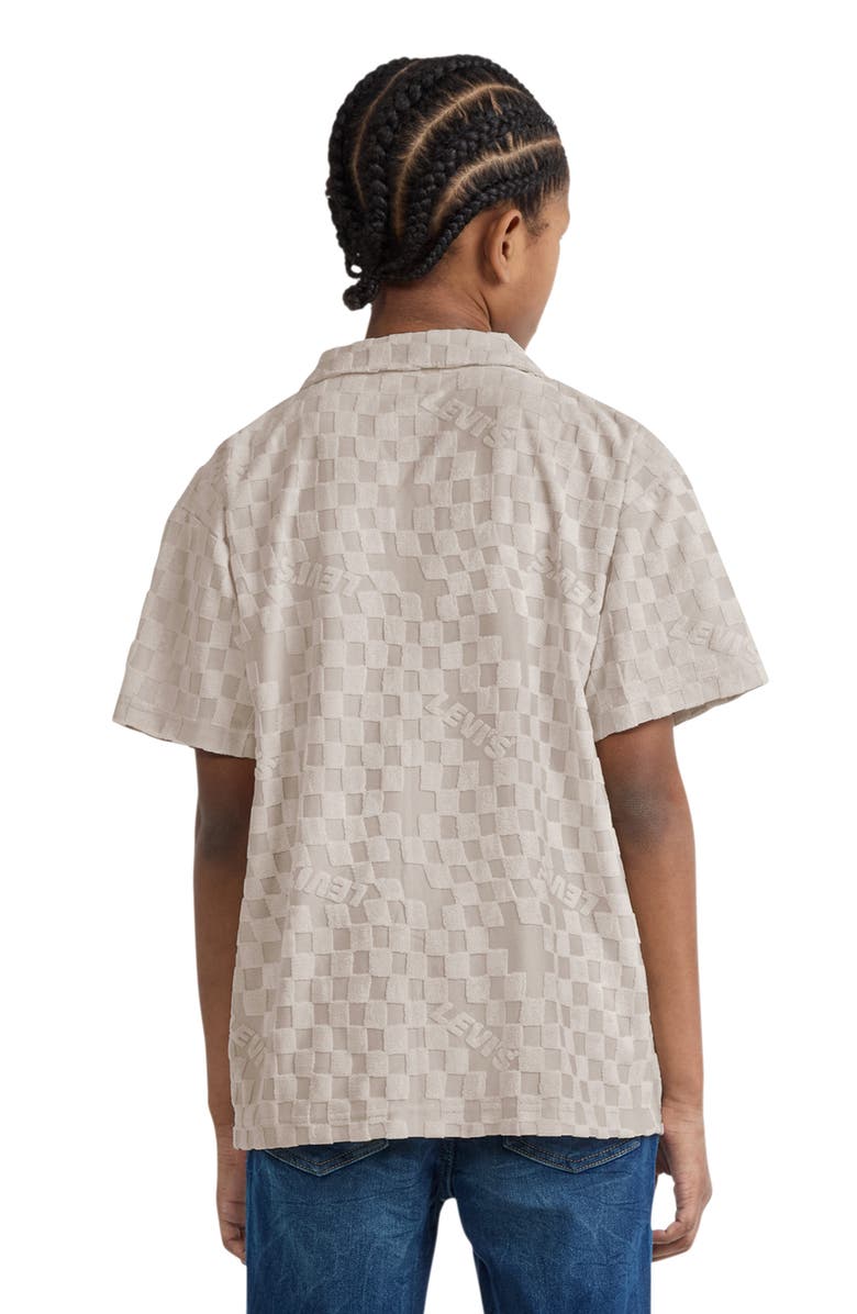 Levi's Kids' Check Jacquard Camp Shirt, Alternate, color,