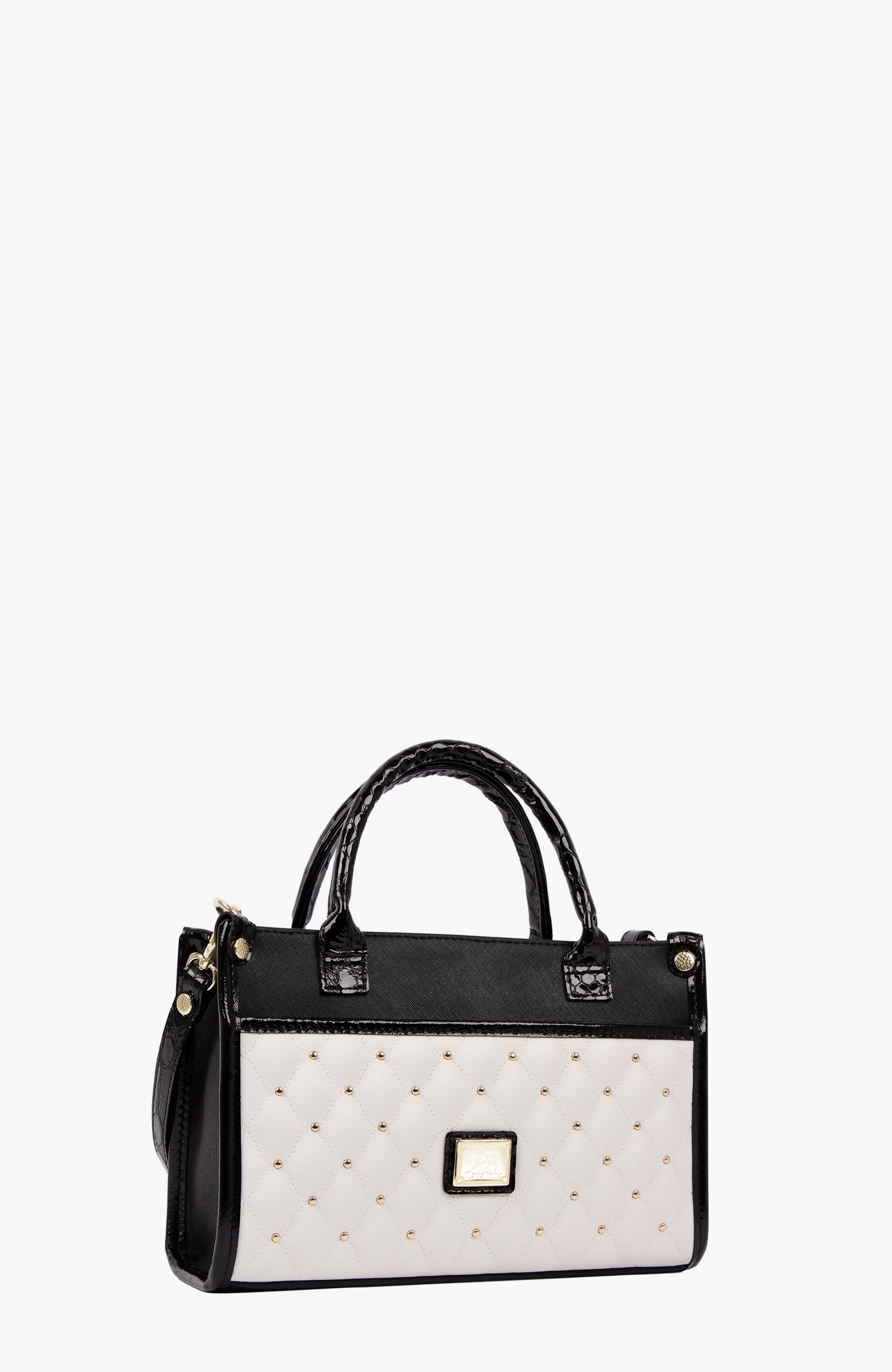 Craft 568 Handbag, Alternate, color, Black / White