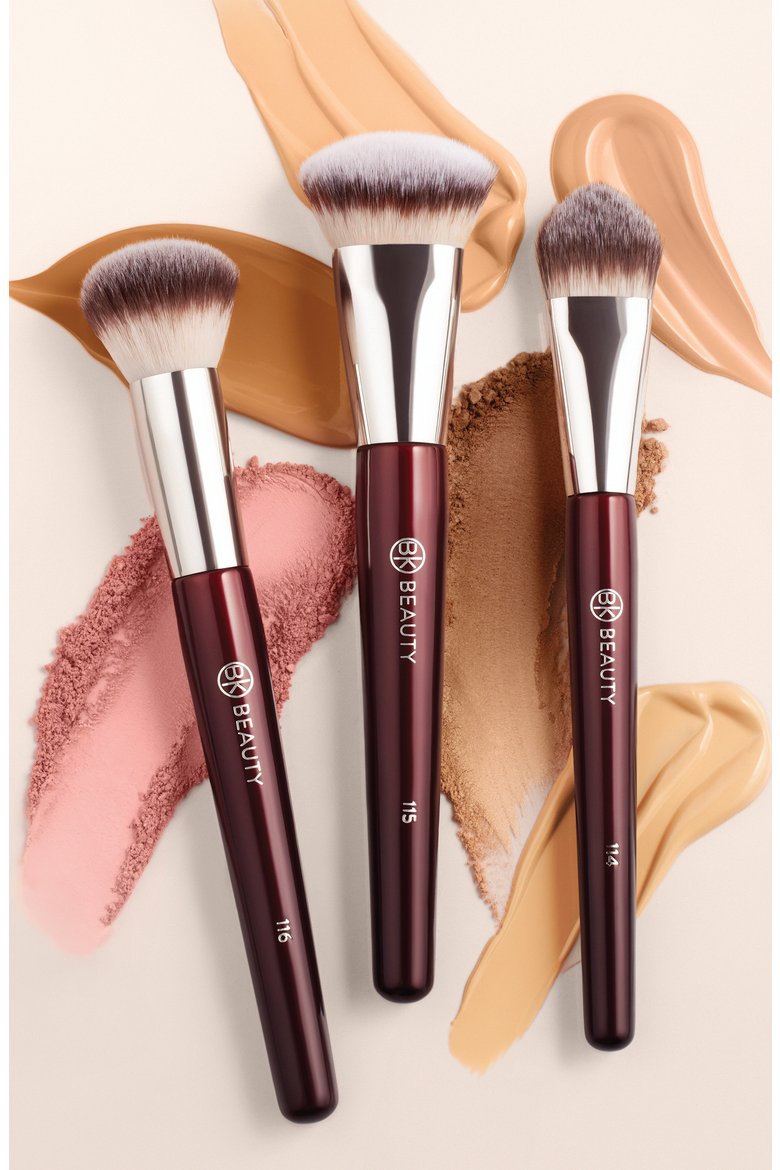 Core Complexion Trio Brush Set, Alternate, color, Burgundy