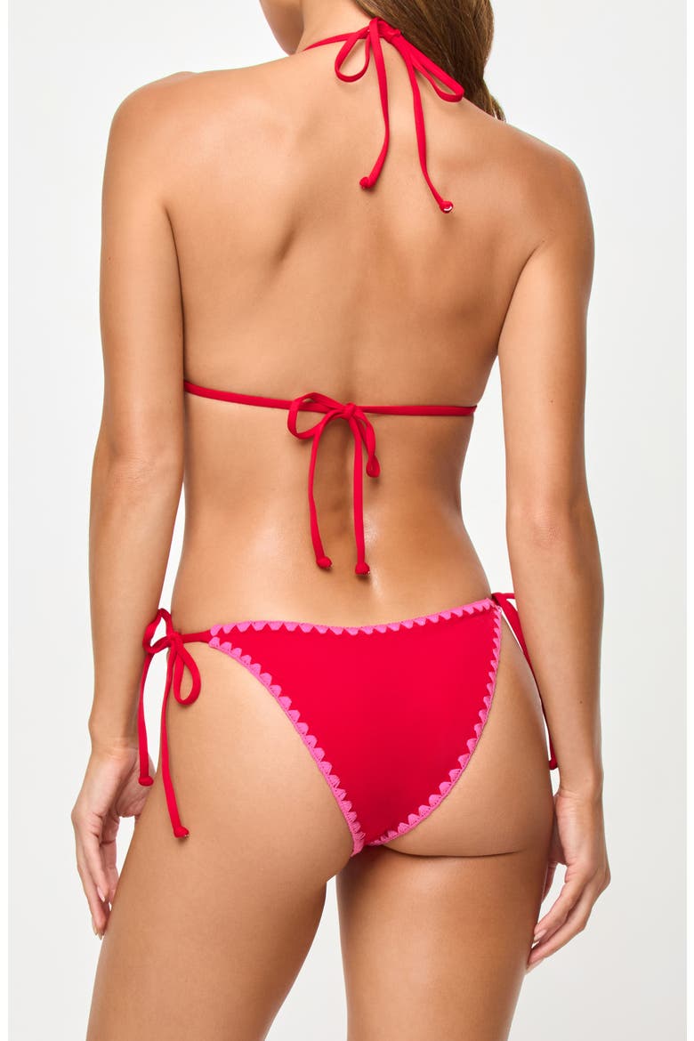 Zhara Classic Swim Bottoms, Alternate, color, LIPSTICK RED/ SWEETHEART