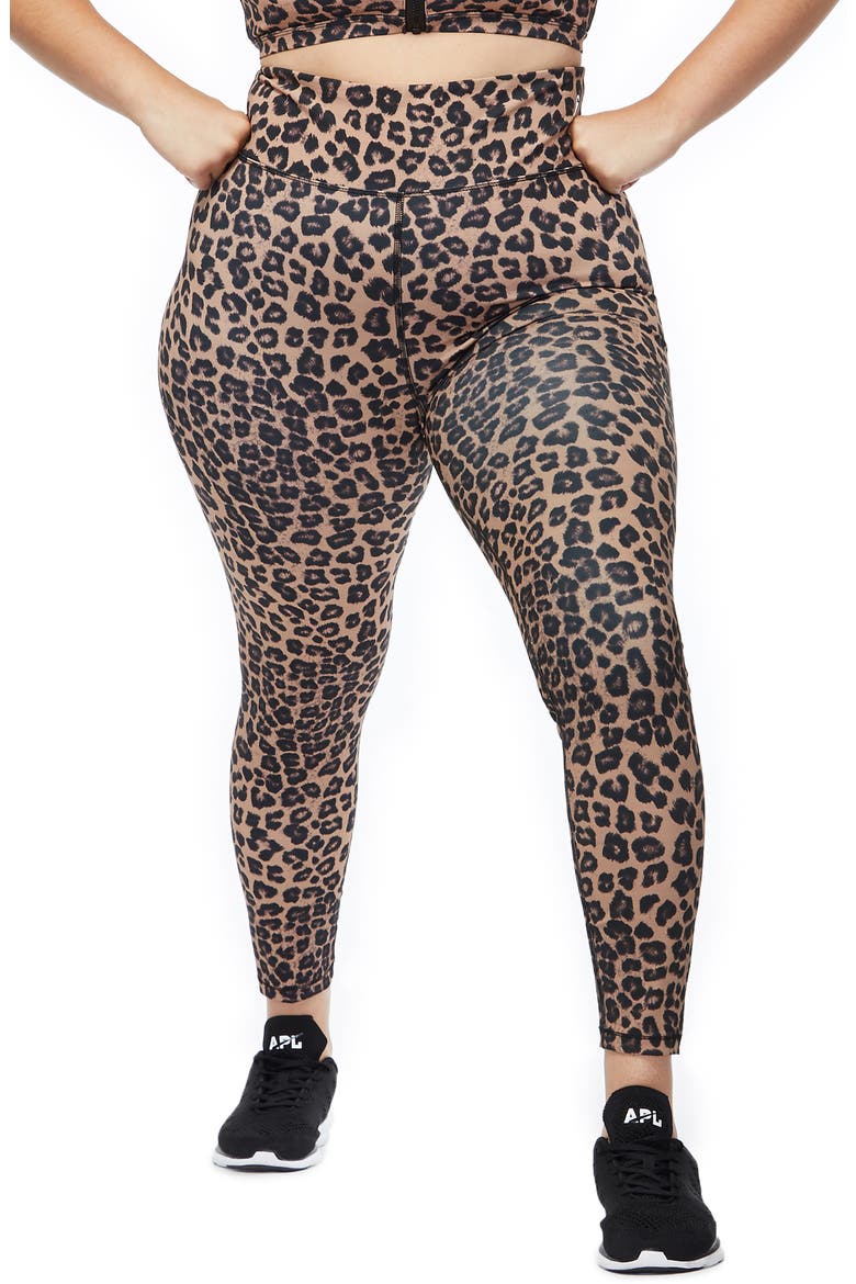 Core Strength High Waist Leggings, Alternate, color, CHEETAH001