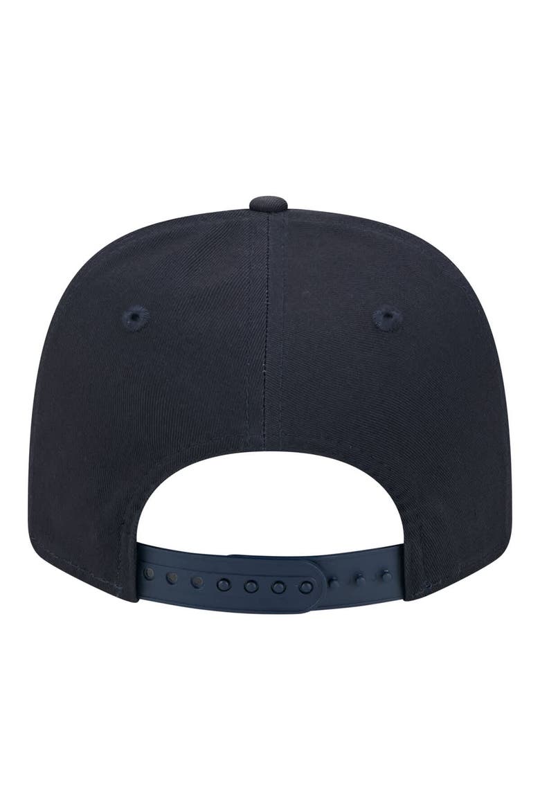 Men's New Era Navy Georgia Tech Yellow Jackets Wordmark Rope 9SEVENTY Stretch-Snap Hat, Alternate, color, Navy