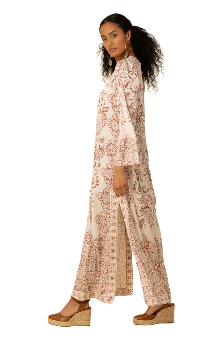 Halebob Nalani Charmeuse Caftan Dress, Alternate, color, 