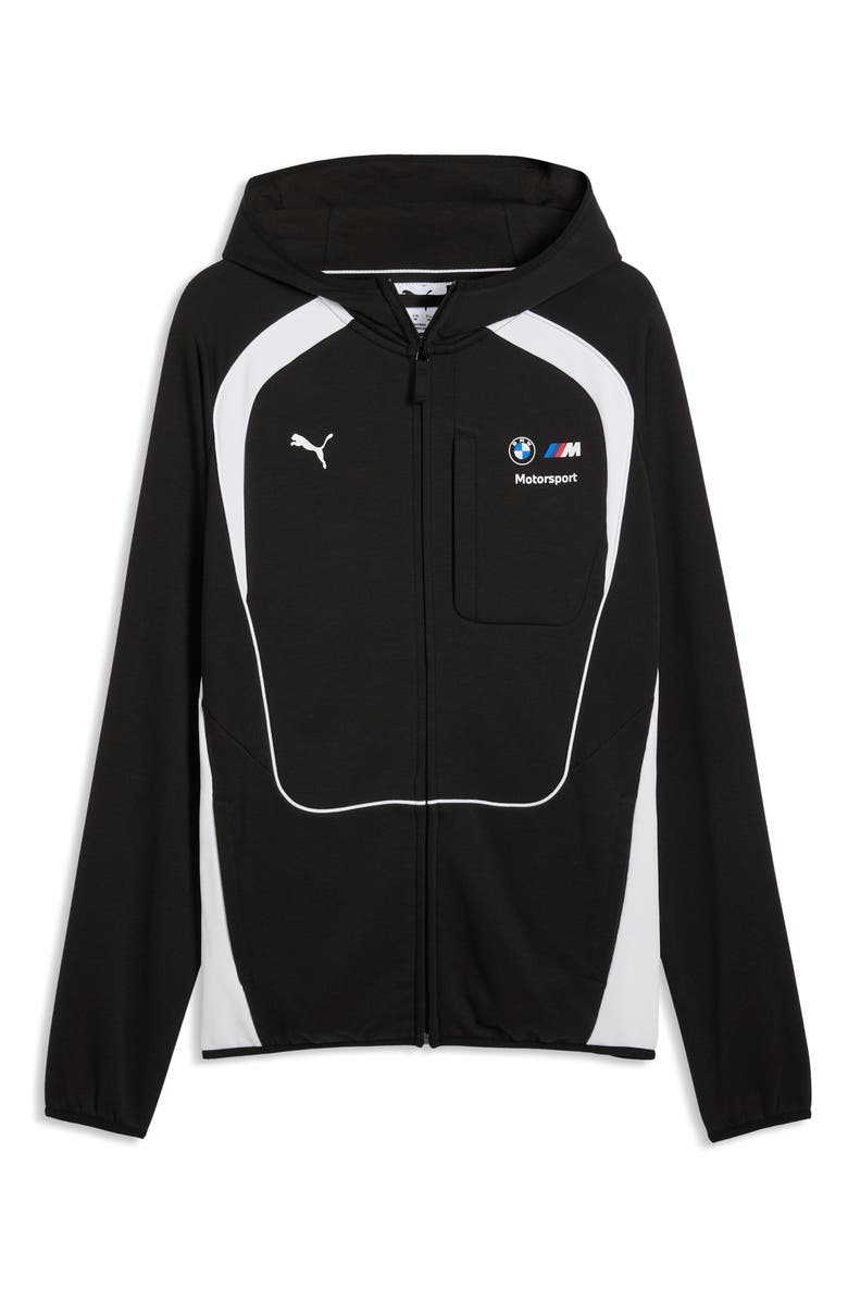 PUMA BMW M Motorsport Zip Hoodie, Main, color, Puma Black