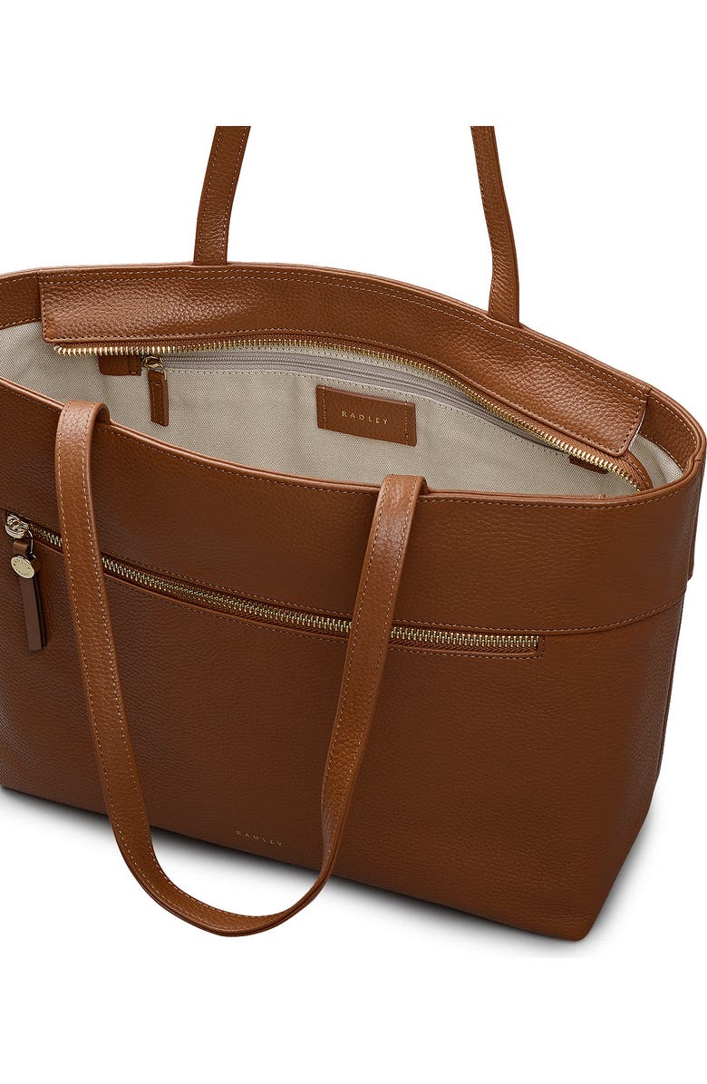 Radley Fountain Road Medium Ziptop Tote Bag, Alternate, color, Indus Tan