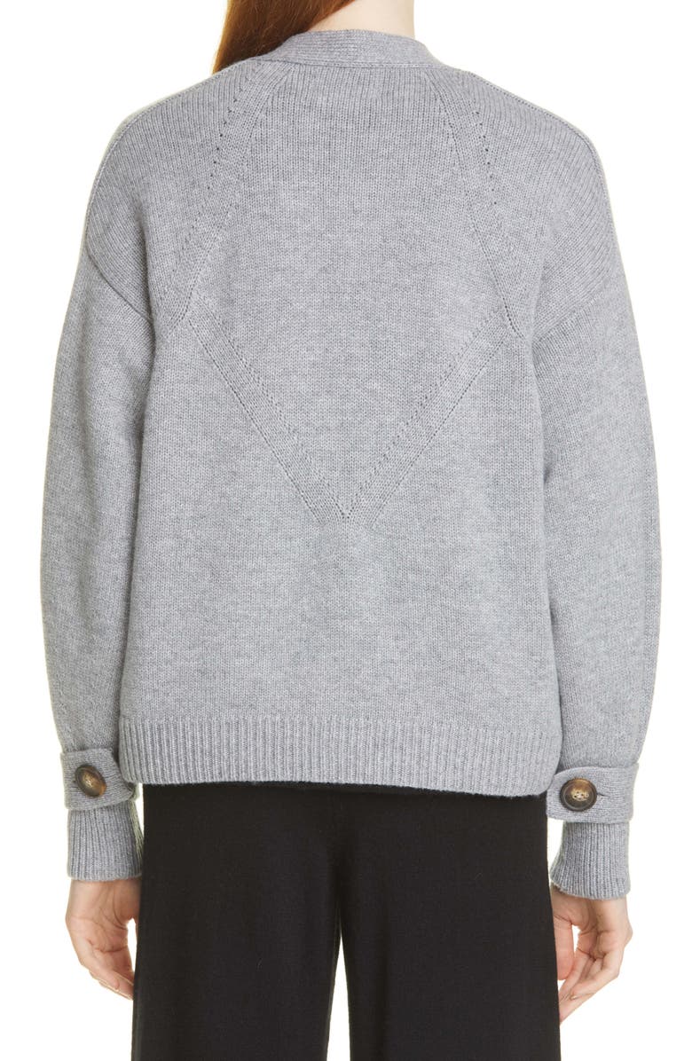 LOULOU DE SAISON Loulou Studio New Tiberine Wool & Cashmere Cardigan, Alternate, color, 