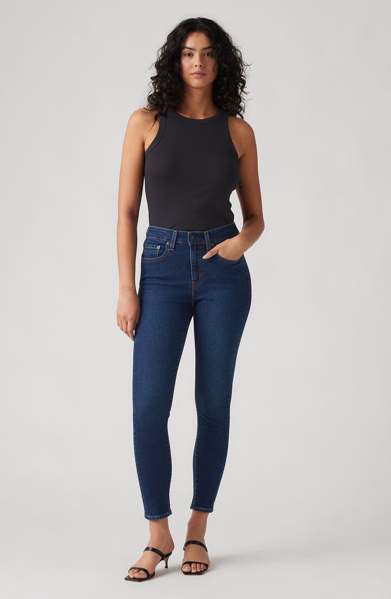 Levi's<sup>®</sup> 721 High Waist Ankle Skinny Jeans, Alternate, color, Eternal Indigo Drk Bright