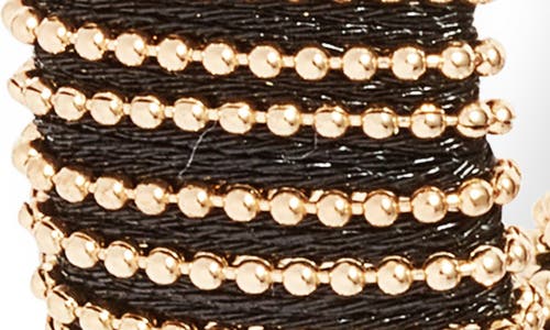 Nordstrom Metallic Thread Hoop Earrings In Multi