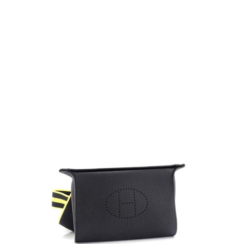 Pre-owned Hermes Hermes Videpoches Bag Togo In Black