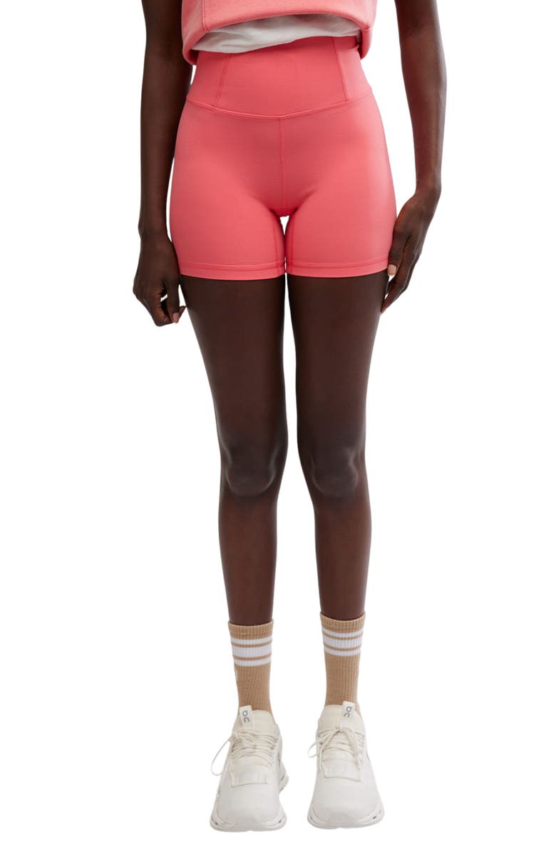Free People FP Movement Never Better Bike Shorts, Main, color, Hibiscus