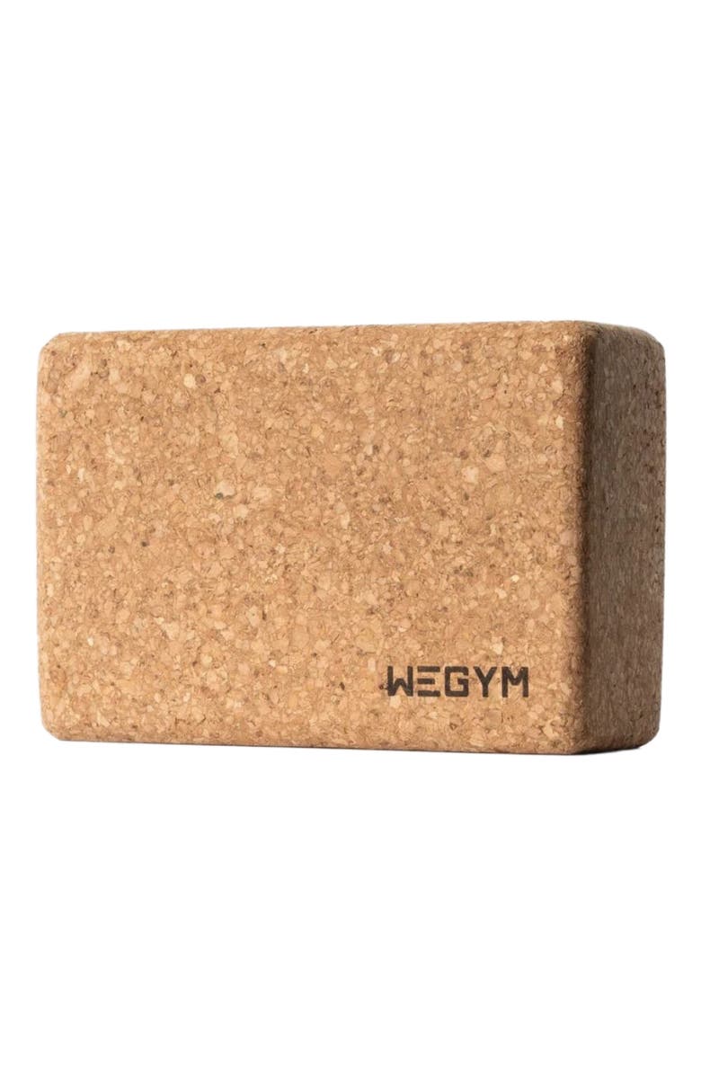WeGym Exercise Block - Cork, Alternate, color, Cork