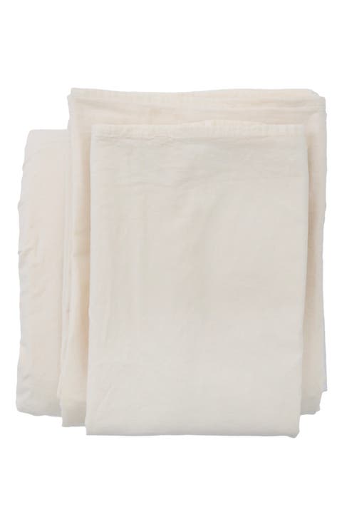 Mateo Crinkled Cotton Sheet Set
