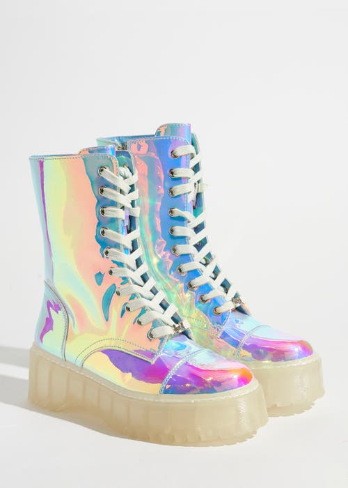 SPARKL SPARKL ELLE COMBAT BOOT 