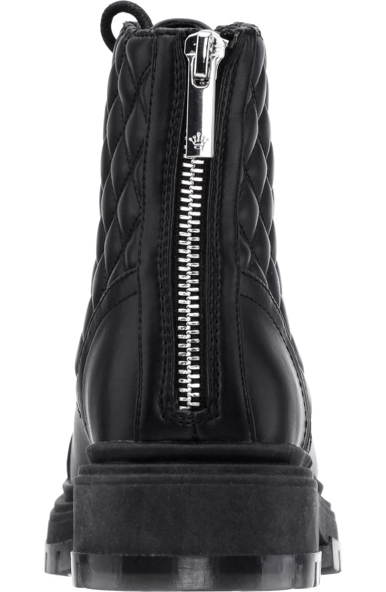 Nina Kids' Diana Combat Boot, Alternate, color, Black Smooth