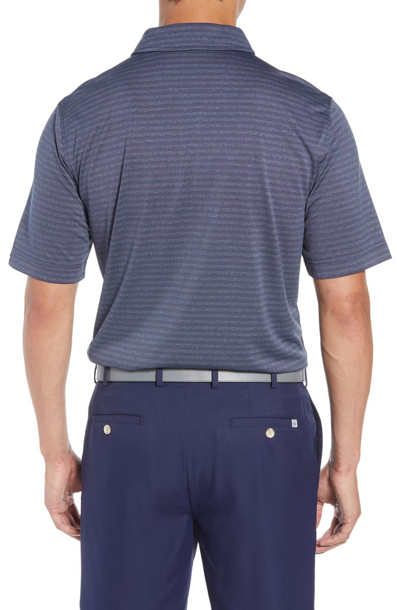 Cutter & Buck Cascade Melange Striped Polo, Alternate, color, 