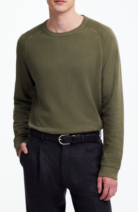 Textured Long Sleeve T-Shirt