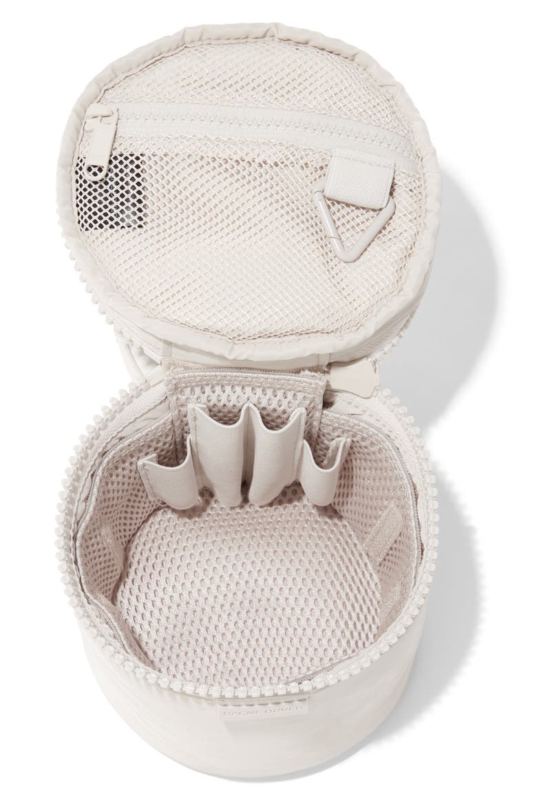 Mila Repreve® Recycled Polyester Small Toiletry Organizer Bag, Alternate, color, MOONBEAM