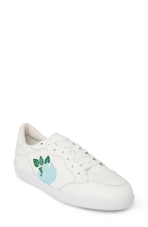 Jack Rogers Hydrangea Sneaker In Ivory Multi